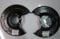 Opel 2x Keramik Bremsankerblech Abdeckblech hinten 546435