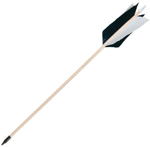 Black Flash Four Solid Komplettpfeil FluFlu 30 für Bogen