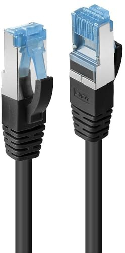 Lindy network cable CAT 6 A S/FTP, LSOH, Copper, 500MHZ, Black, 5 m