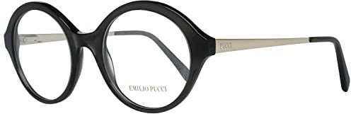 Emilio Pucci Unisex-Erwachsene EP5064 005 51 Brillengestelle, Schwarz (Nero)