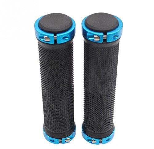 AKORD Unisex Bicycle Handle Bar Grips, Blue