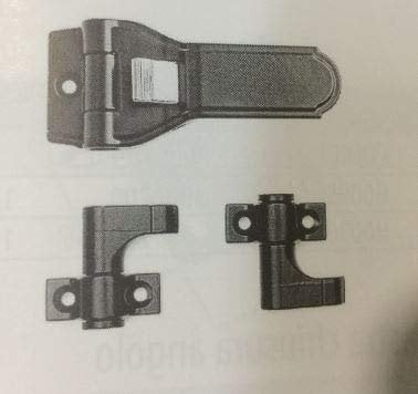 effedielle® Confezione base Spagnoletta marca AGB a scatto automatica AGB serie 2K, lunghezza 103mm, confezione per 1 o 2 battenti.