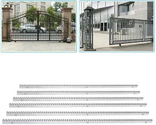Rail denté 6 m pour entraînement de portail coulissant - 2000 kg - IP44
