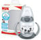 NUK First Choice+ Trinklernflasche | 6–18 Monate | 150 ml | Anti-Colic-Ventil | auslaufsichere Trinkschnabel | Ergonomische Griffe | BPA-frei | Disney Mickey Maus | grau
