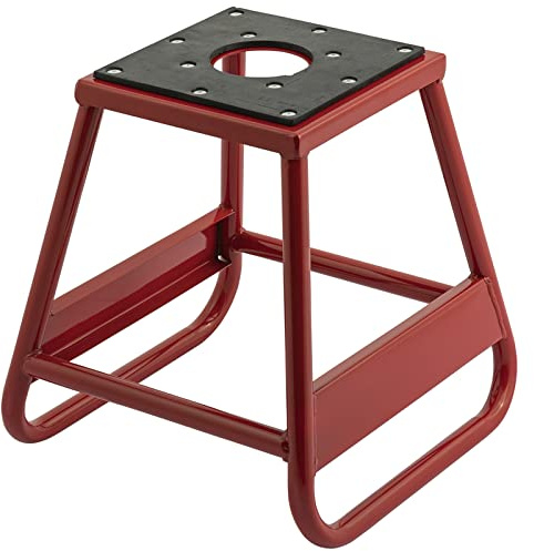 Enduro MX Cross Bike Paddock Stand Lift Red Garage Motorcycle Motorbike