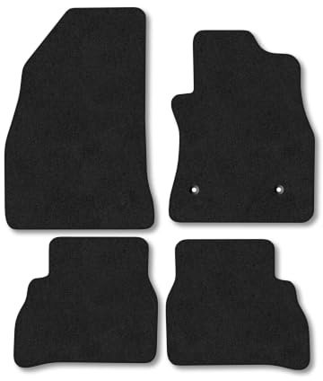 Vauxhall Combo (2012-2018) [Crew Van] Carpet Car Mats | Black Edge Trim Tailored Fit Floor Mats Full Coverage Protection Accessories Easy Clean Anti Slip Made in the UK