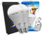 WOW UP LED-Leuchtmittel, Wave, wiederaufladbar, intelligent, mit Tragetasche – ohne Stromausfall (E27 für 220 V) Kaltweiß – sehr sparsam – Camping, Notlicht – 9 W (2)