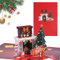 SPERMUOY pop up karte weihnachten,christmas cards,lustige Pop Up Karte zu Weihnachten,Weihnachtskarte 3D Geschenkkarte zu Weihnachten mit Umschlag für Weihnachten, Feiertage, Geburtstage