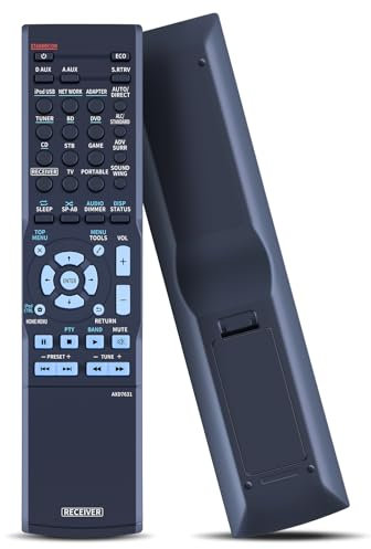 GOUYESHO AXD7631 Remote Control Replaced fit for Pioneer AV Receiver VSX-S300-K VSX-S500-S VSX-S300-S VSX-S500-K VSX-S300-K/SYXCN8 VSX-S500-S/SYXE8 VSX-S300-S/SYXE8 VSX-S500-K/SYXCN8