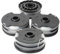 4 Piezas Recambios Desbrozadoras,Hilo Desbrozadora,Compatible con Parkside 20-Li A1/B1/B2/C3, PRT 50 A3, PRT 300 A1, PRT 550 A1/A3,para Cortar Césped, Jardín, Hilo de Corte para Jardin Hierba,