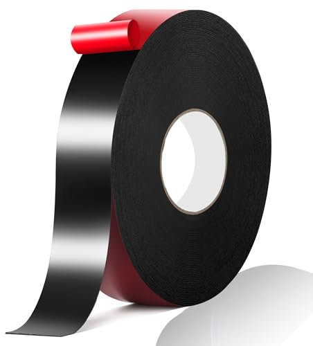 Taiyeestar Doppelseitiges Klebeband Extra Stark, 5m x 30mm, Klebeband Doppelseitig für Wand und Streifen, Auto, Bürodekor