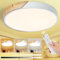 Glamexx24 Holz LED Deckenleuchte Deckenlampe Flach Rund Holz Lampe Ø30cm 3000-6000K 23W 1840LM dimmbar mit Fernbedienung modern schlicht für Schlafzimmer Wohnzimmer, Küche, Esszimmer