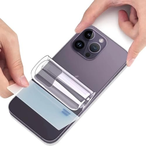 SRSRROP 3 Pieces HD Back Hydrogel Film for iPhone 13 Pro Max (6.7 Inches) Soft TPU Back Screen Protectors [Not Tempered Glass]