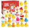 Ente Adventskalender 2024 - Gummi Ente Adventskalender 2024 - 24 Tage Enten Weihnachts Adventskalender, Gummiente Spielzeug Badespielzeug Weihnachtsspielzeug Für Mädchen Und Jungens