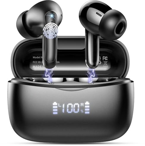 WeurGhy Le cuffie wireless bluetooth utilizzano altoparlanti da 13 mm eccellente codec audio Bluetooth