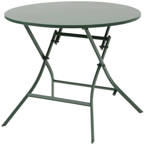 Hespéride - Table de Jardin Pliante rectangulaire Greensboro Vert Olive 4 Places en Acier