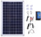 Panneaux Solaires Portables, Kit de Panneau Solaire Adaptatif Auto 20W 12V 24 V