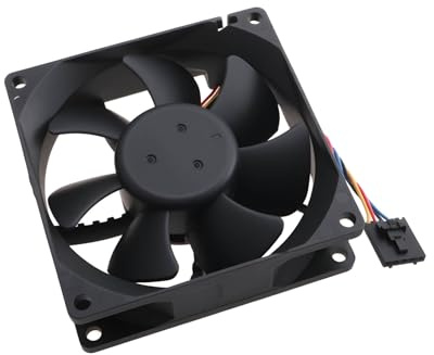 OTOTEC Ventilador de Refrigeración CPU QUR0812SH 80x80x25 mm 12 v 0,50 a Compatible con DELL 89R8J-A00 089R8J