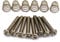Allparts GS 0007-005 Pick Up Schrauben/Federn PU (8 Stück) Screws Strat