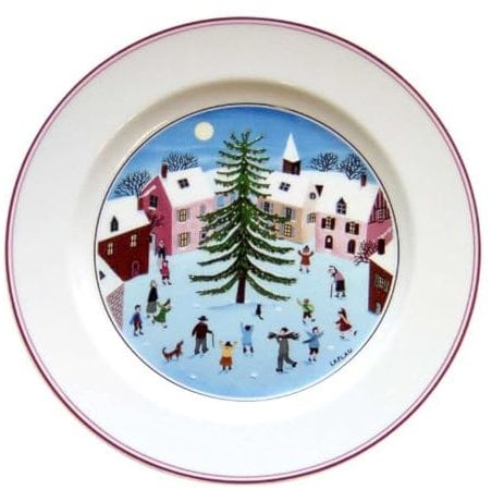 Villeroy & Boch Set 6 Piatti Dessert Naif Christmas 21 cm
