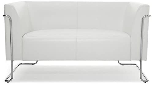 hjh OFFICE Lounge Sofa Curacao Kunstleder Weiß