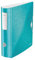 Leitz Qualitäts-Ordner 180° Active WOW, 5er Pack, A4, Breit, Abgerundeter Rücken, 8,2 cm breit, Gummibandverschluss, Leichtes Polyfoam, Plastik-Ordner, WOW Serie, Eisblau, 11060051