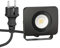 ledscom.de LED Gartenstrahler WEGA für außen, IP44, Stecker, schwarz, 10,2 W, 991lm, weiß