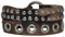 SilberDream Nieten Armband braun Unisex Leder -gegerbtes Rindsleder- LA5645B Leder Armband