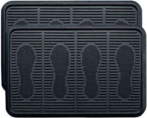 SafetyCare Rubber Shoe & Boot Tray Multi-Purpose - 60 cm x 40 cm - 2 Mats