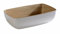 APS Schale „Frida“, 1/4 Bowl, Melamin Obstschale/Brotschale für 1,8 Liter Inhalt, 26,5 x 16,2 cm, 7,5 cm Höhe, weiß