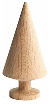 The Oak Men - Mega Tree - solid - Weihnachtsbaum aus Holz - helles Eichenholz - H: 18cm