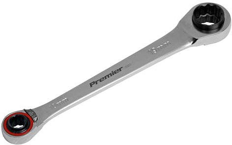 Sealey AK63948 4-in-1 Reversible Ratchet Ring Spanner - Platinum Series