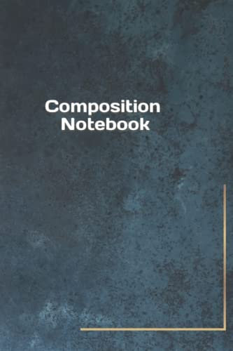 Composition Notebook: Wide Ruled Paper Notebook - Wide Blank Lined Workbook for Kids Students for Adults for Home Schools Colleges for Writing Notes