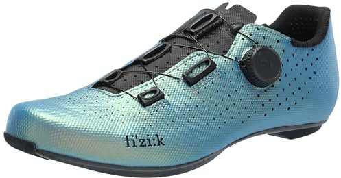Fizik Tempo Decos Carbon Fahrradschuh, Unisex, für Erwachsene, Schillerndes Blau, 40 EU