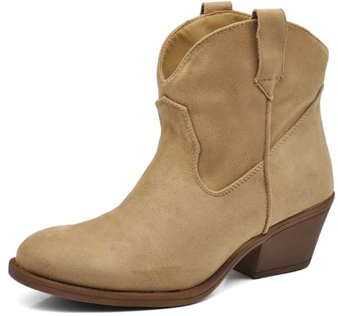 IF Fashion Scarpe da Donna Stivali Stivaletti Camperos MP661 tortora N.37