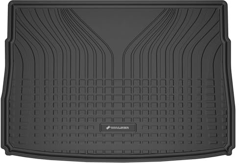 Walser Premium Kofferraumwanne für VW Golf VIII (CD1) 07/2019-Heute, oberer Ladeboden, 100% passgenaue Kofferraum Schutzmatte - Made in EU, robuste Antirutschmatte Auto