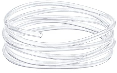 Pawfly Aquarium Airline Tubing 6.5 Feet Standard 3/16 Aquarium Tubing for Fish Tank Air Pump, Flexible Kink-Resistant Pure PVC Hose for Aquarium Garden Terrarium Pond