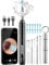 Ear Wax Removal Tool Camera, Ear Cleaner with Camera, Ear Scope, Earwax Removal Kit with Otoscope, Ear Canel Cleaning 6 LED Lights 12 Ear Pickers, 1296P HD Black