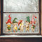 Wandtattoo Loft Fensterbilder Weihnachten mit 5 Mäusen und Schneeflocken – Wiederverwendbar – A2 Bogen, 28 Sticker – Weihnachstdeko Fenster Kinderzimmer, Weihnachtsbilder Fenster, Fensterbild Winter