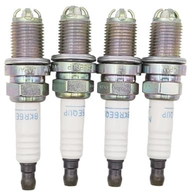 FWRCCMJ 3199 BKR6EQUP Normale Zündkerze, kompatibel mit E39 E46 E60 E53 X3 X5 320i 525i, 4 Stück