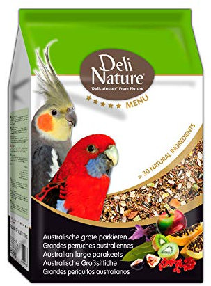 Deli Nature 5 Sterne AUSTRALISCHE GROßSITTICHE Vogel-Futter 2,5 kg
