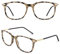 CGID CN79 Klassische Nerdbrille ellipse 40er 50er Jahre Pantobrille Vintage Look clear lens,Spot