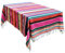 Aparty4u 150x215cm Colorful Mexikanische Tischdecke Decken Quaste aus Baumwolle Sarape Tisch Cover für Mexikanischen Party Home Hochzeit Dekoration