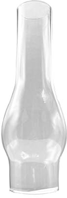 Light of Mine | Lampe globe à huile de 3,8 x 16,5 cm | Cheminée de lampe à huile | Lampe tempête en verre | Cheminée transparente à dessus lisse