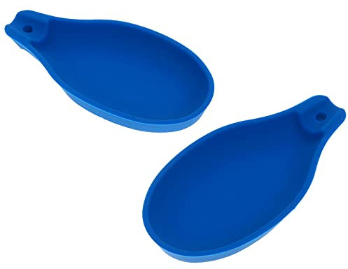 Porte-cuillère en Silicone Au Design Unique Repose-ustensiles Robuste pour Spatule Pince Brosse à Barbecue Fourchettes Rangement de Cuisine Empilable