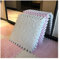 20Pcs 12X12inch Interlocking Foam Mats Plush Mat, Fluffy Carpet Tiles Plush Area Rug, Bedroom Floor Tiles, Soft Playmat Puzzle Floor Mat,WT+Light Purple,THK 6mm