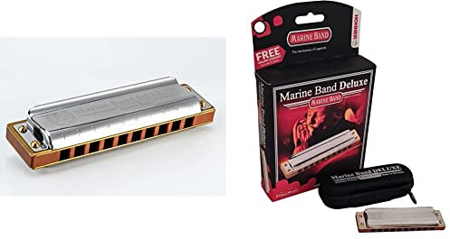 Hohner M200501X Marine Band Deluxe C Mundharmonika & M200508X Marine Band Deluxe G Mundharmonika