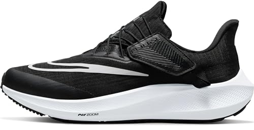 NIKE DJ7383-001 Air Zoom Pegasus 39 FlyEase Sneaker Female Black/White-DK Smoke Grey UK 3.5