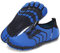 Racqua Wasserschuhe Schwimmschuhe Strandschuhe Aquaschuhe Barfußschuhe Atmungsaktiv Meeresschuhe Schnelltrocknend Badeschuhe Surfschuhe Neoprenschuhe rutschfeste Für Damen Herren Blau 46