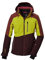 killtec Damen Skijacke/Funktionsjacke mit abzippbarer Kapuze, Schneefang und Unterarmventilation KSW 37 WMN SKI JCKT, rost, 46, 41971-000